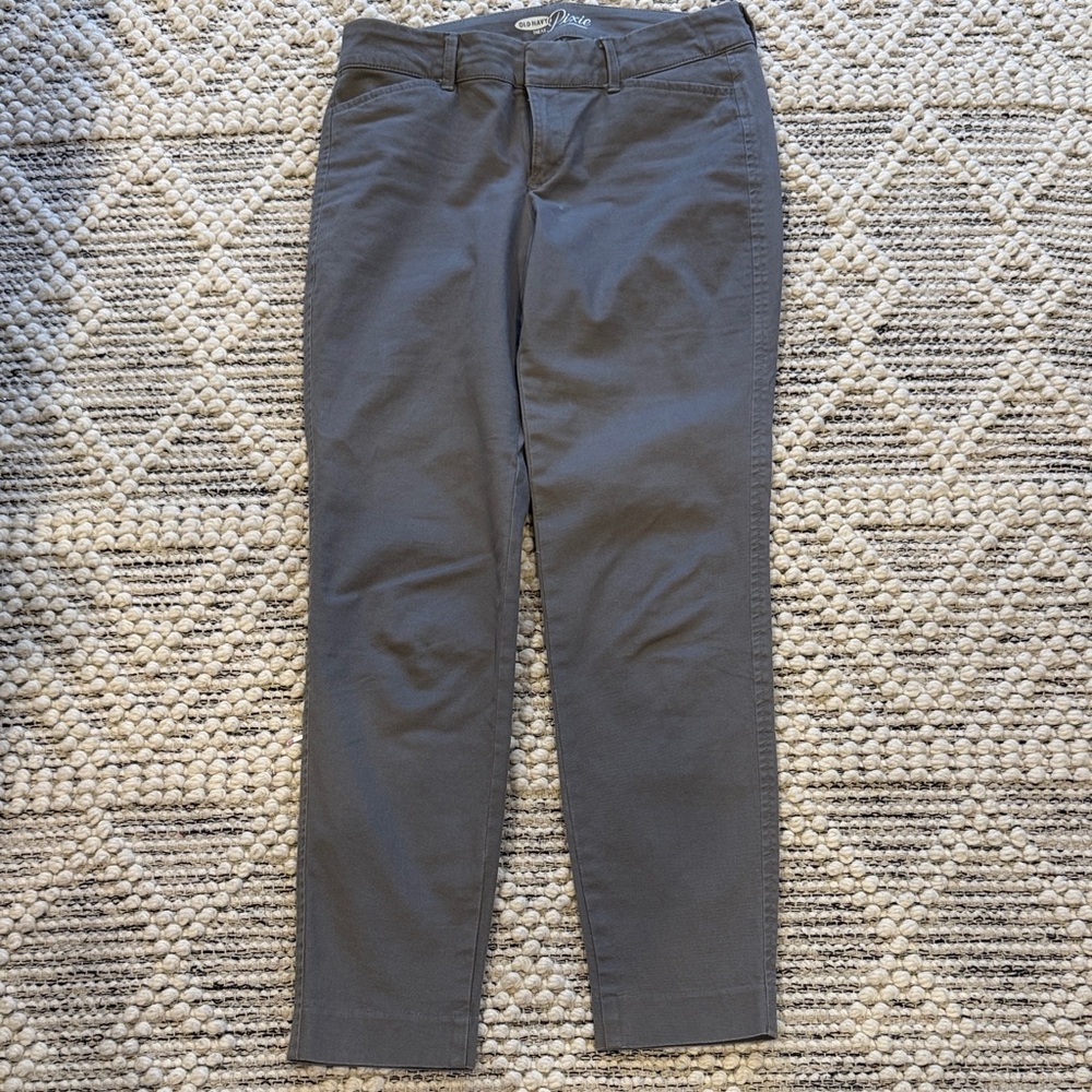 Stylish Gray old navy the pixie Pants